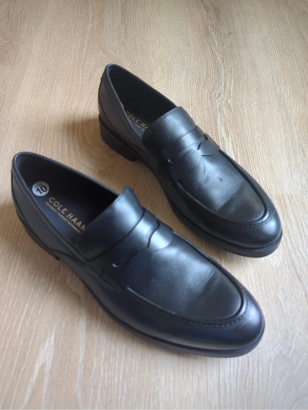 Cole Haan Newark Grand Penny Loafer Men's Slip On Black Size 10